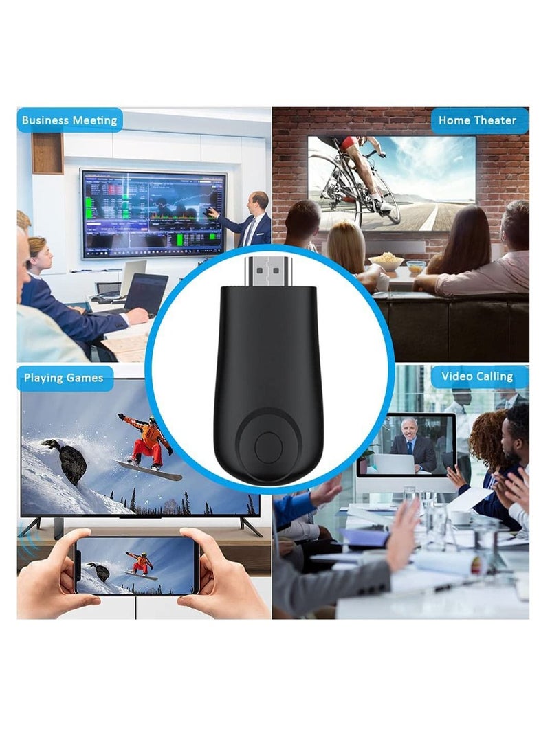 Excefore - Wireless HDMI Transmitter and Receiver, Wireless HDMI Display Adapter, 1080P HDMI Screen Mirroring Adapter Streaming Client for i-Phone/i-Pad/Android/iOS/Windows/PC to HD TV/Monitor/Projector - Image 1