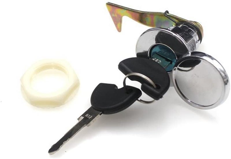 cheekyglo Motorcycle Tail Box Storage Lock, Metal Motorcycle Trunk Lock Modified Scooter Trim Tail Lock with 2 Keys for Motorcycles Scooters Electric Vehicles - Image 4