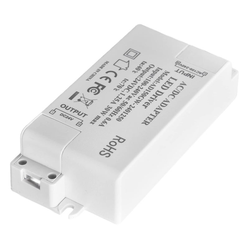 30W DC 24V ABS LED Driver Power Supply For Cabinet Puck Lights - Image 5