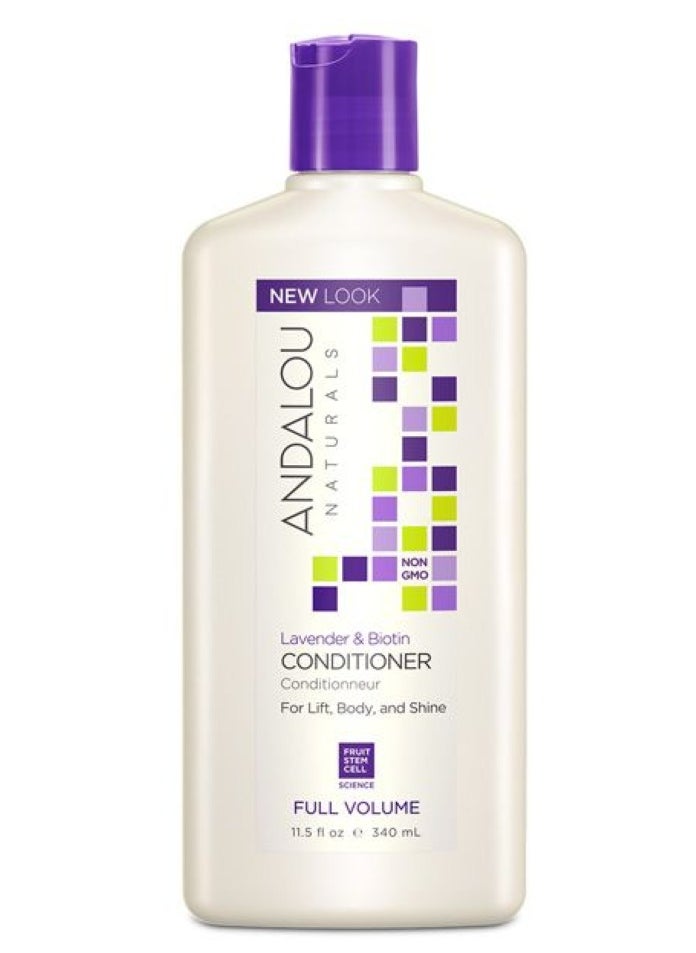 Andalou Natural Andalou Lavender & Biotin Full volume Conditioner 340ml  - Image 1