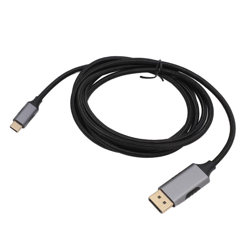 USB Type C to DisplayPort 1.4 Cable Professional 8K 60hz 10Gbps Aluminum Housing Type C to DisplayPort 1.4 Cable for Laptop Mobile Phone 5.9ft - Image 3