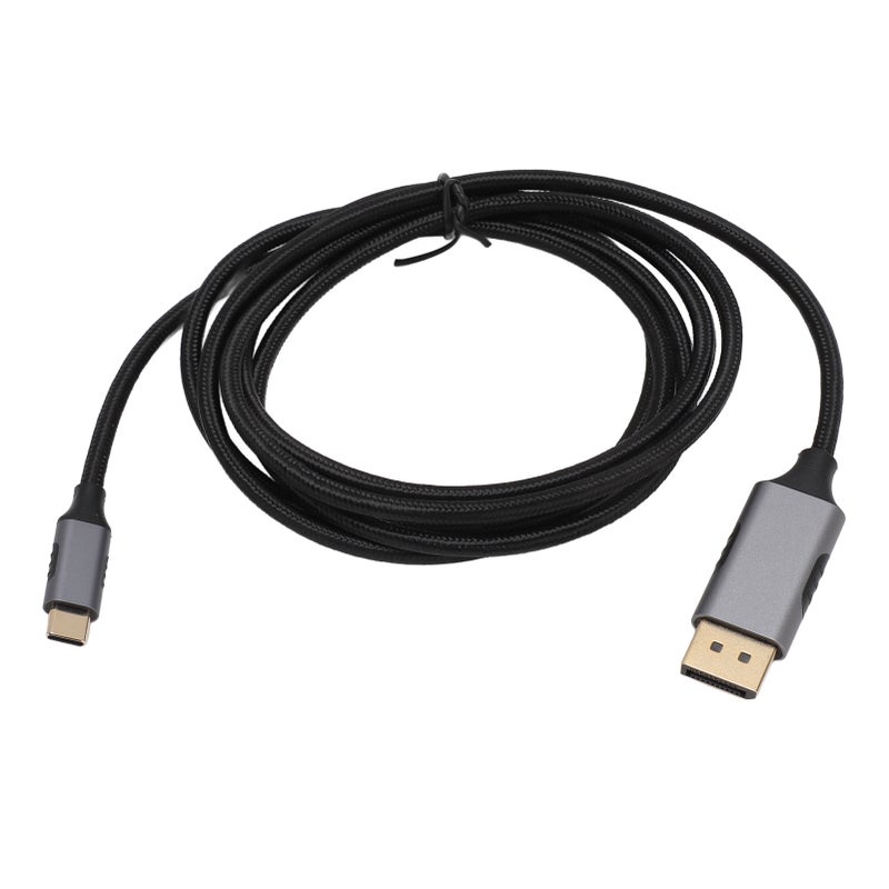 USB Type C to DisplayPort 1.4 Cable Professional 8K 60hz 10Gbps Aluminum Housing Type C to DisplayPort 1.4 Cable for Laptop Mobile Phone 5.9ft - Image 4