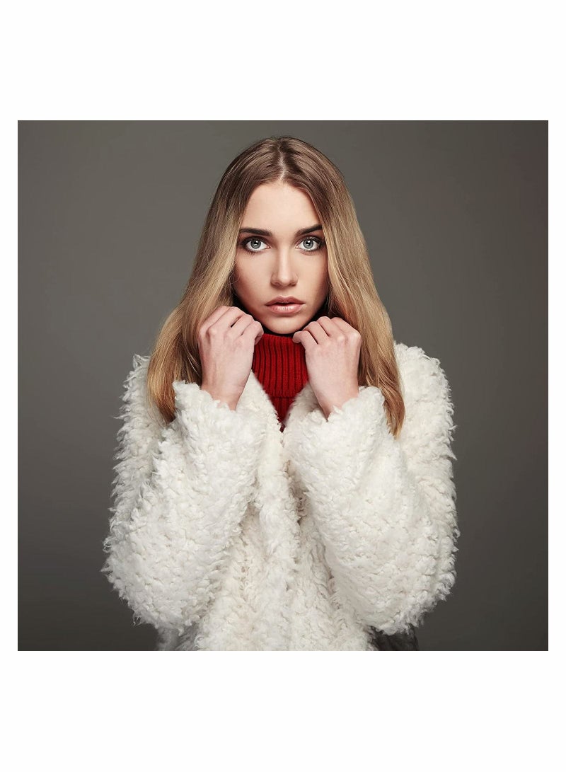 SYOSI 4 Pieces Women Turtleneck Scarf SYOSI Dickey Collar Knitted Detachable Fake Collars Mock High Turtleneck Neck Protector for Women Girl Winter - Image 4