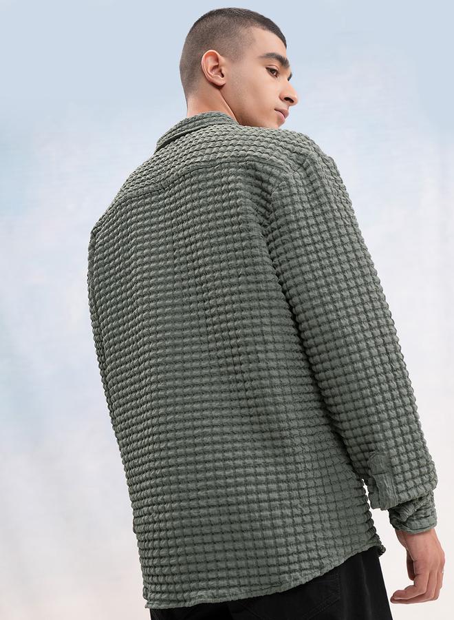 Highlander Textured Relaxed Fit Shirt - Image 3