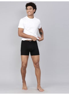 Levi's Levi's Men's Cotton Style #010 Comfort Regular Fit Solid Boxer (Pack of 2) (#010-BOXER Brief BLK-P2_Black_L)  - Image 2