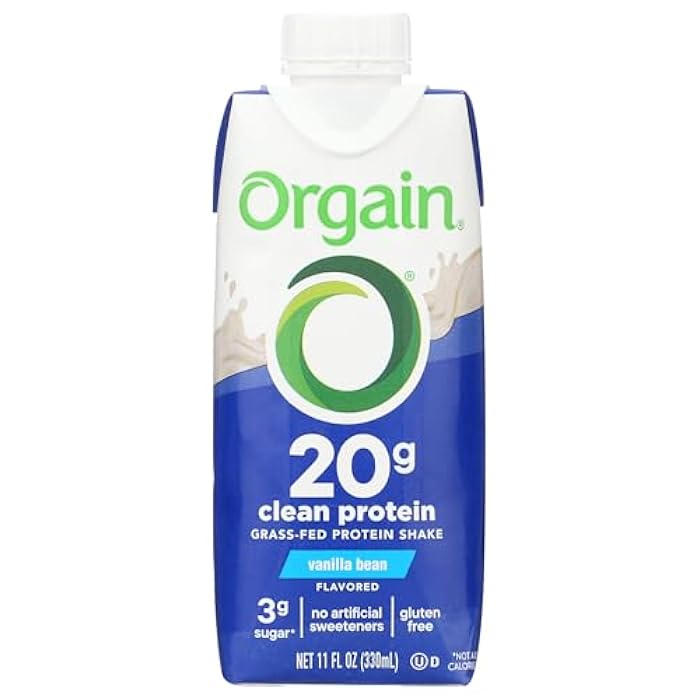 Orgain Whey Protein Shake Vanilla Bean, 11 oz - Image 1