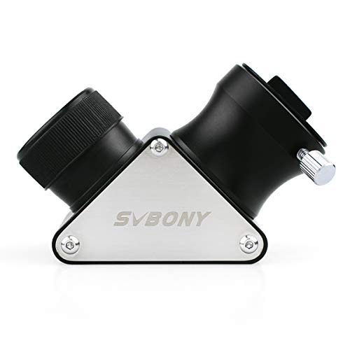 SVBONY 1.25 inches 90 Degree Dielectric Mirror Diagonal Fully Metal for Refracting Telescope Eyepiece Lens for Astronomical Visual Astrophotography - Image 1