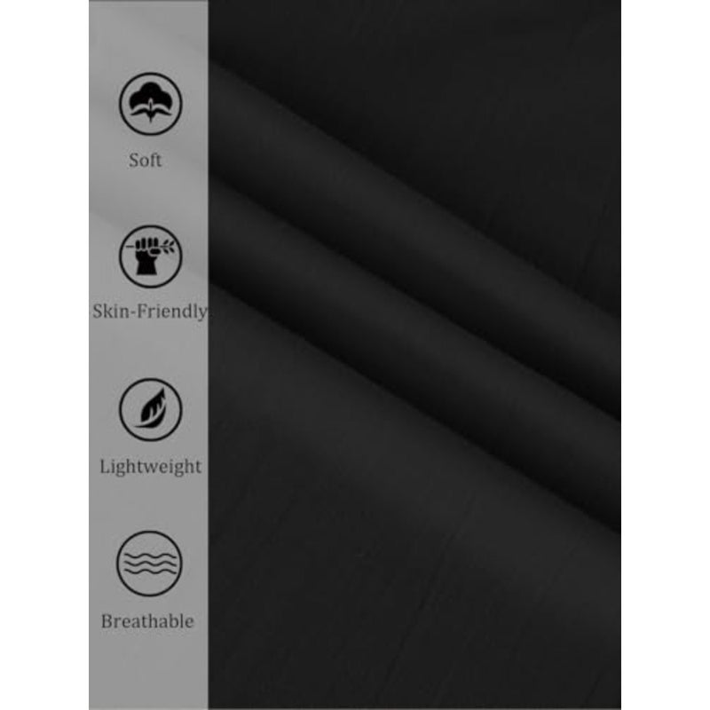 Runcati Mens Casual Linen Pants Loose Fit Elastic Drawstring Waist Straight-Legs Summer Yoga Beach Long Pants - Image 5