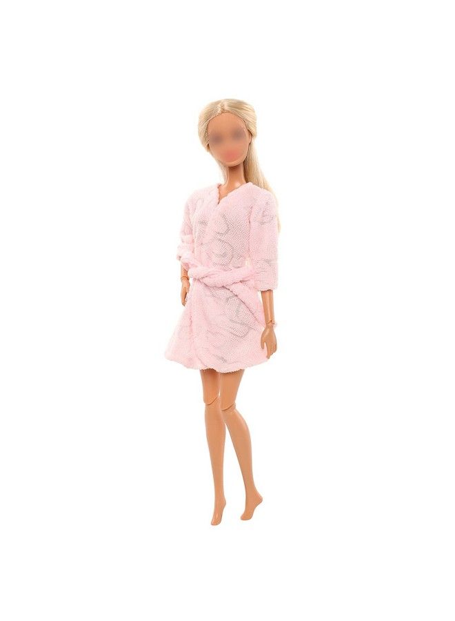 Barwa بيجامات الدمى ملابس نوم ملابس نوم متوافقة مع دمية فتاة مقاس 11.5 بوصة (وردي) - Image 5