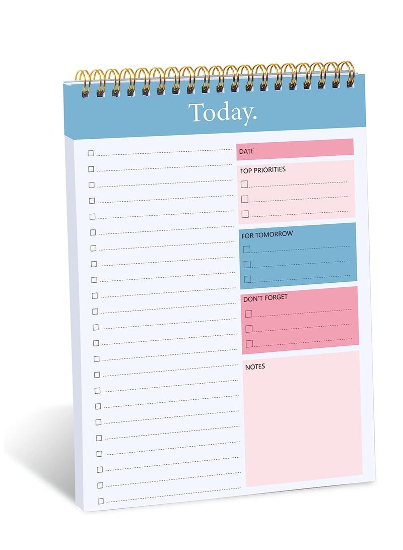 XiuWoo To Do List Notepad, Weekly Agenda Planning Pad, Office Supplies Checklist Productivity Note Pad for Work and Personal Organized - Image 1