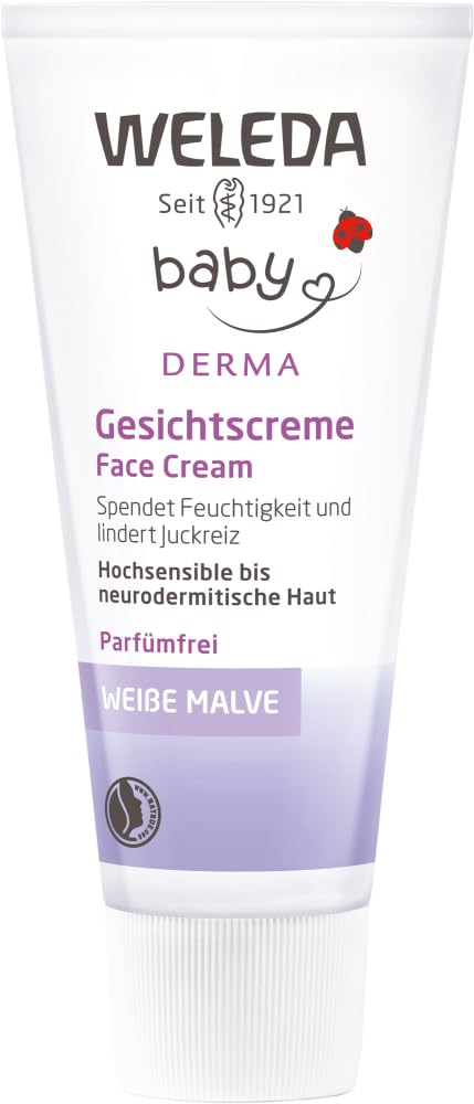 Weleda Baby Derma Face Cream White Mallow 17 Oz Pack of 2