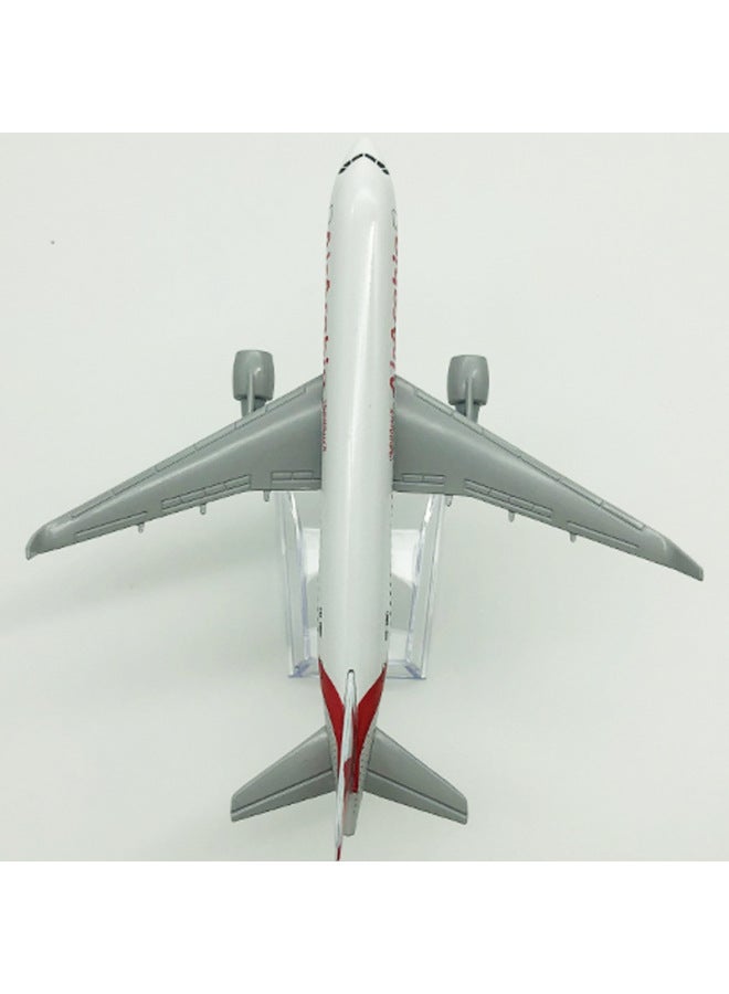 نموذج طائرة من سبيكة 16 سم الطيران العربي 320 في الخارج جيد بيع المنتجات المصنعة نموذج المبيعات اللون: أحمر - Image 5