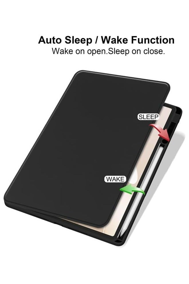 VKL Compatible with Honor Pad GT 2 Pro 12.5 inch 2025 Case with Pen Holder, 360 Degree Swivel Stand Folio Flip Smart Tablet Cover with Auto Sleep/Wake (Black) - Image 2