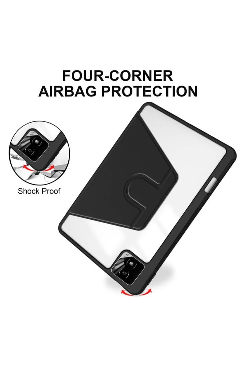 VKL Compatible with Honor Pad GT 2 Pro 12.5 inch 2025 Case with Pen Holder, 360 Degree Swivel Stand Folio Flip Smart Tablet Cover with Auto Sleep/Wake (Black) - Image 5