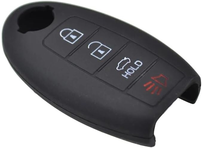 QASULER Silicone Key Case Cover for Nissan Models - Image 4