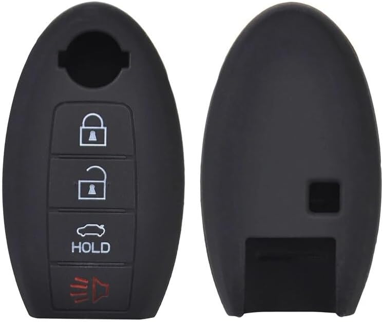 QASULER Silicone Key Case Cover for Nissan Models - Image 3