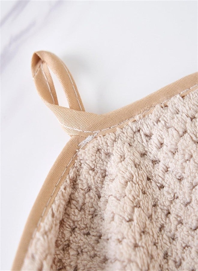 LINEAR Microfiber Hand Towels/Face Towel/Small Size Towel/Towel for Men, Women & Babies/Ultra Soft, Absorbent & Quick Dry Towels for Gym, Travel 300 GSM (Cream) - Image 3