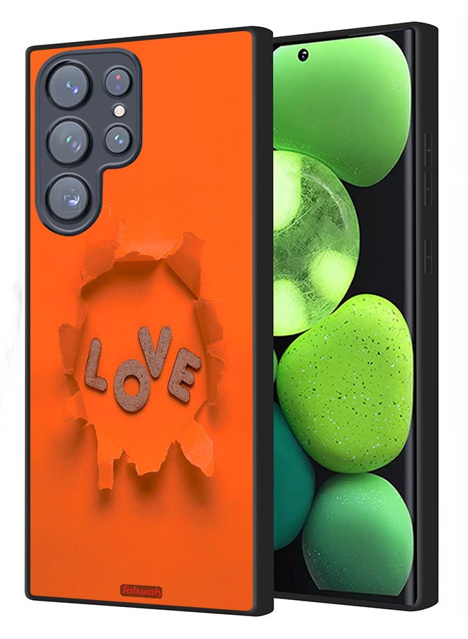 Tolwak Samsung Galaxy S22 Ultra 5G Protective Case Cover Love - Image 1