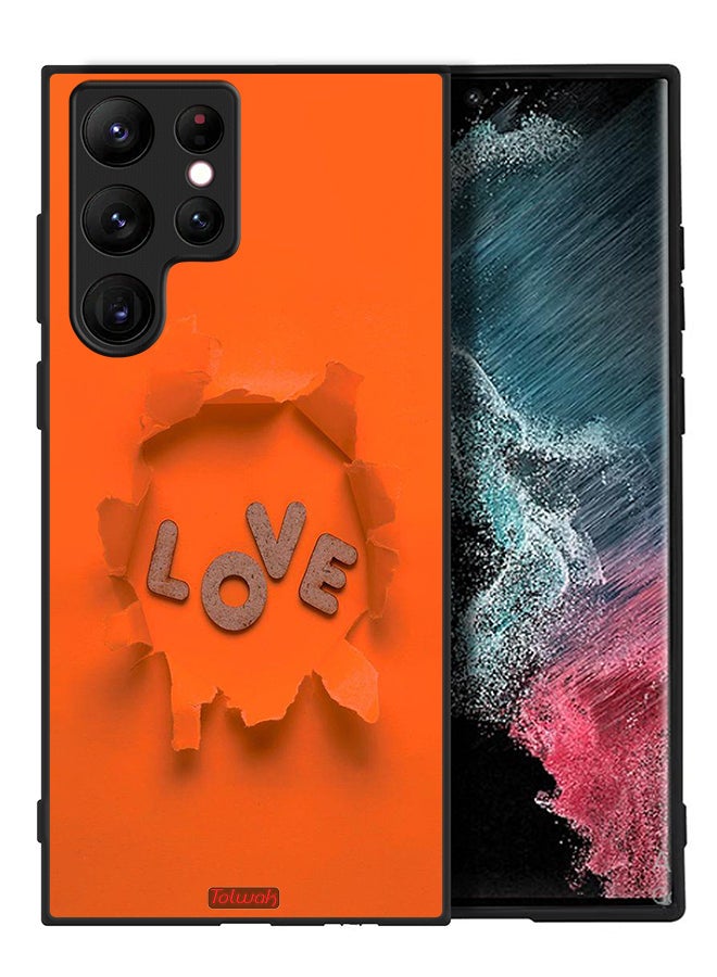 Tolwak Samsung Galaxy S22 Ultra 5G Protective Case Cover Love - Image 2