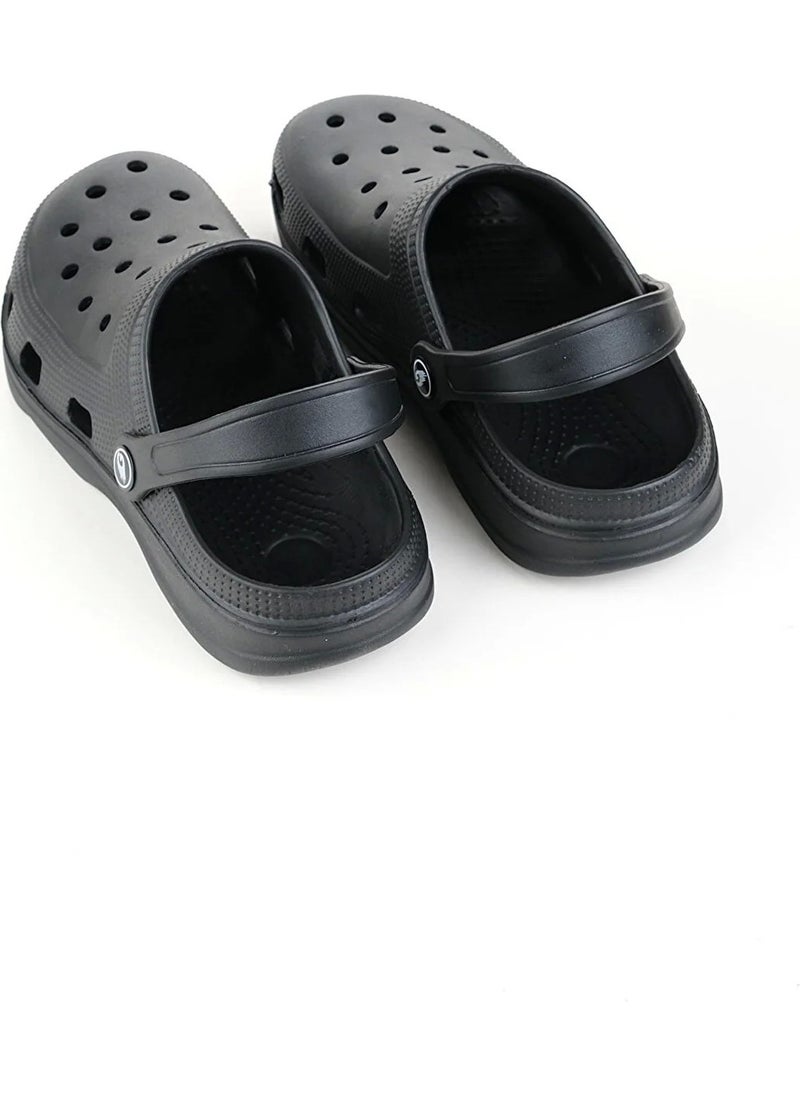 Gezer - Men's Sabo Slippers, Medical, Hospital, Nurse, Eva Black - Image 1