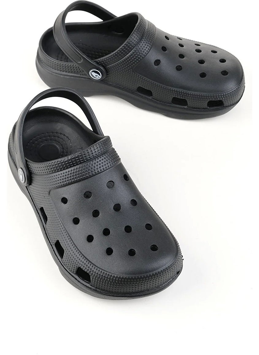 Gezer - Men's Sabo Slippers, Medical, Hospital, Nurse, Eva Black - Image 1