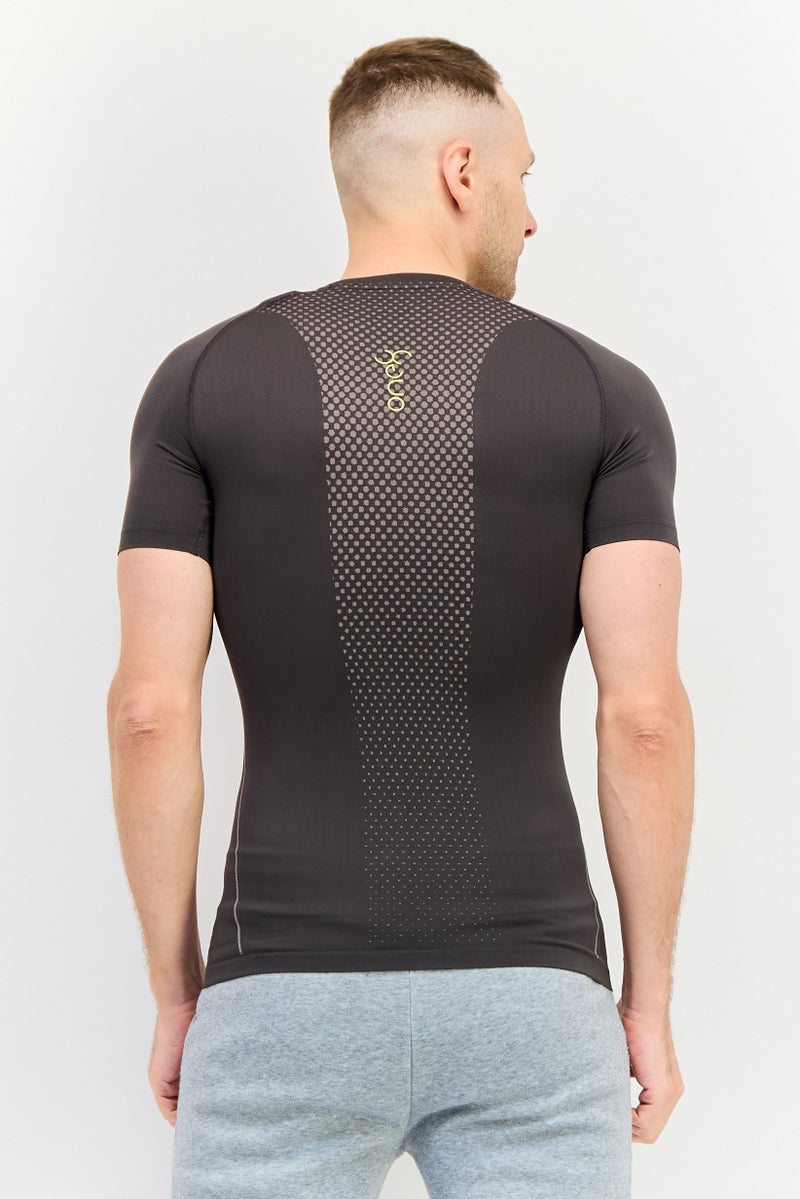 PUMA Men Sportswear Fit Short Sleeves Outdoor T-shirt, Dark Grey - Image 2