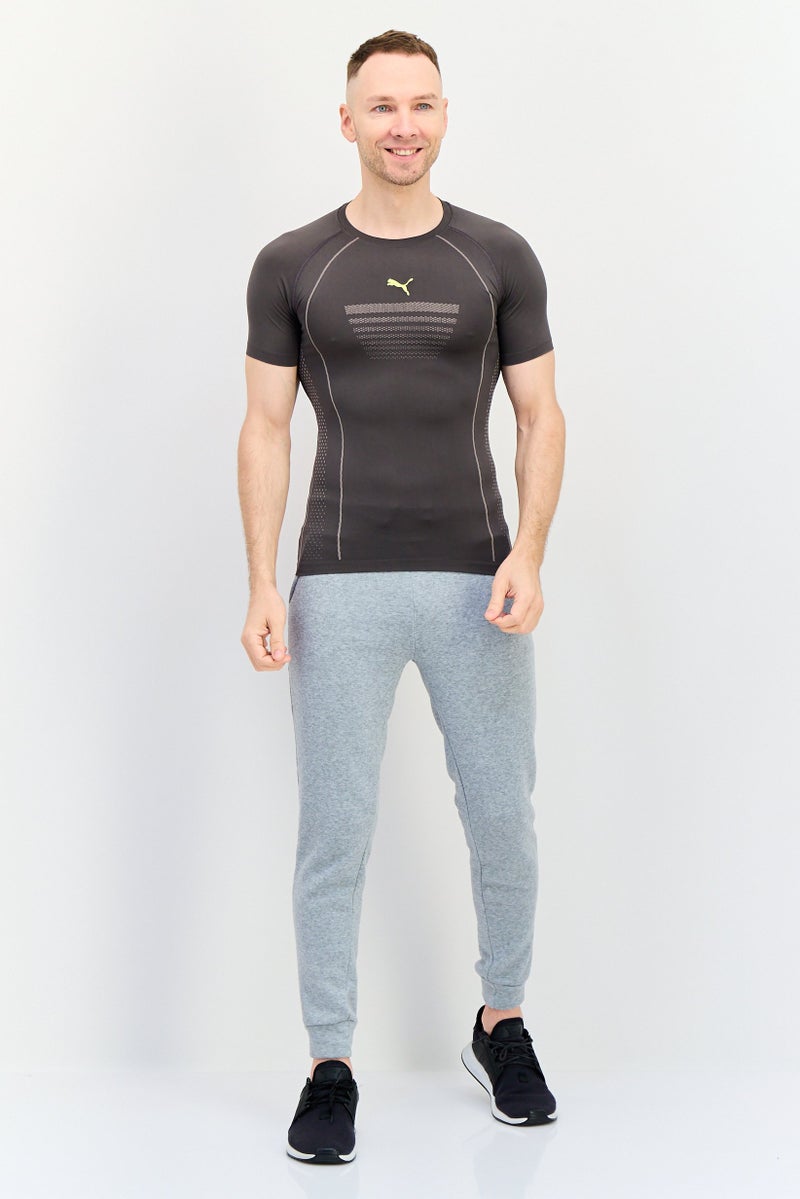 PUMA Men Sportswear Fit Short Sleeves Outdoor T-shirt, Dark Grey - Image 3