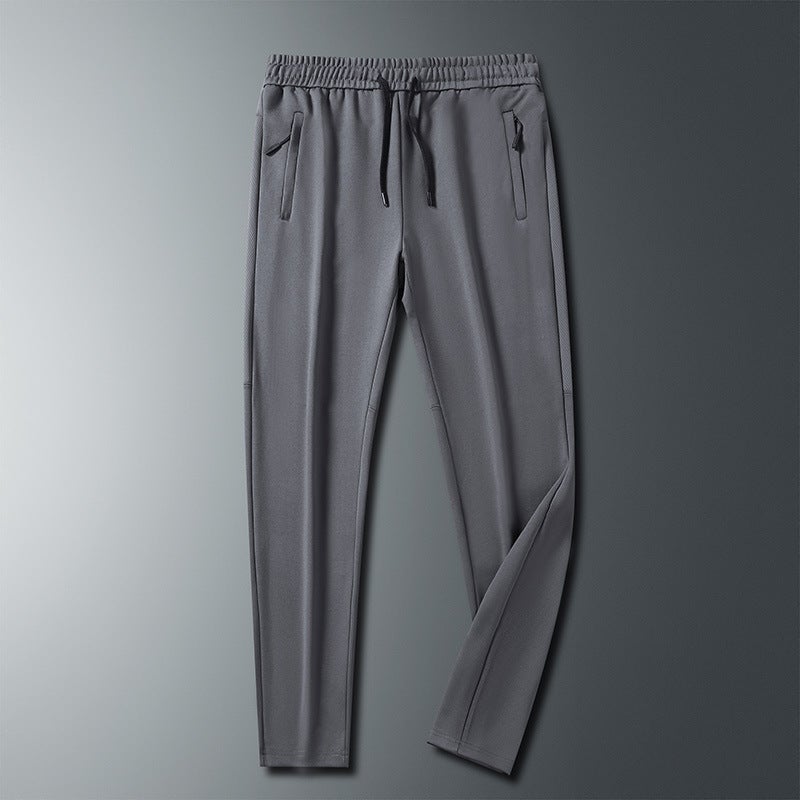 Factory Popular Printed Ice Silk Pants Summer Quick-Drying Breathable Live Sports Outdoor Youth Casual Pants Straight Drawstring - Image 5