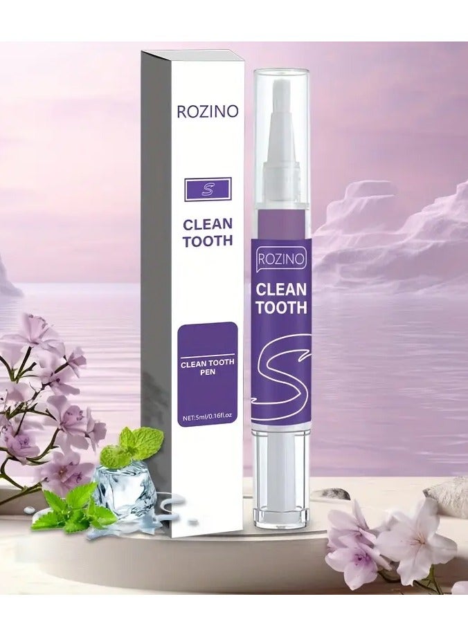 روزينو قلم تبييض الأسنان ، سهلة الاستخدام ، محمولة ، تنظيف عميق للعناية بالفم ، أساسيات الحياة اليومية المنزلية - Image 1