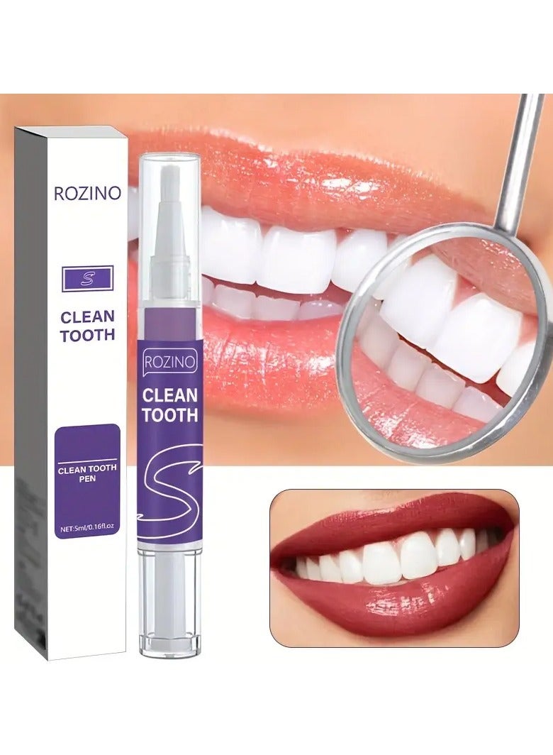 روزينو قلم تبييض الأسنان ، سهلة الاستخدام ، محمولة ، تنظيف عميق للعناية بالفم ، أساسيات الحياة اليومية المنزلية - Image 5