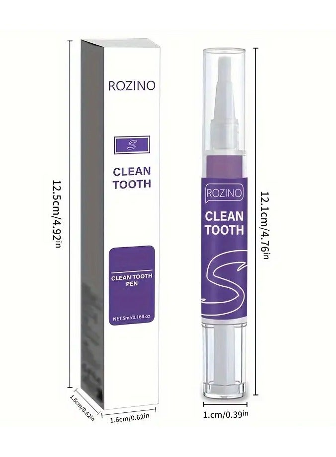 روزينو قلم تبييض الأسنان ، سهلة الاستخدام ، محمولة ، تنظيف عميق للعناية بالفم ، أساسيات الحياة اليومية المنزلية - Image 3