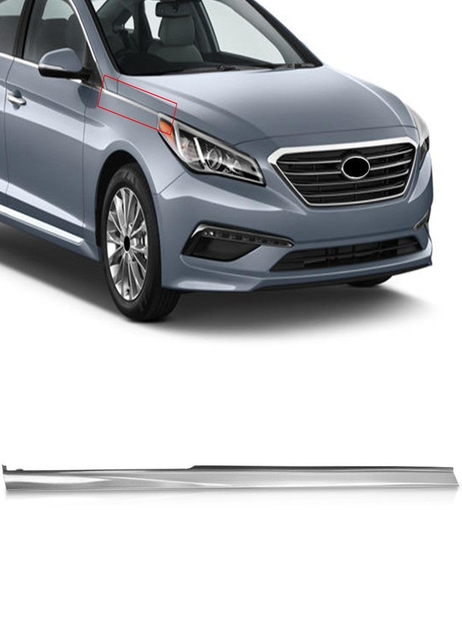 PartsFlow Garnish Molding Trim Chrome Right Passenger Side for 2015 2016 2017 Hyundai Sonata - Image 1