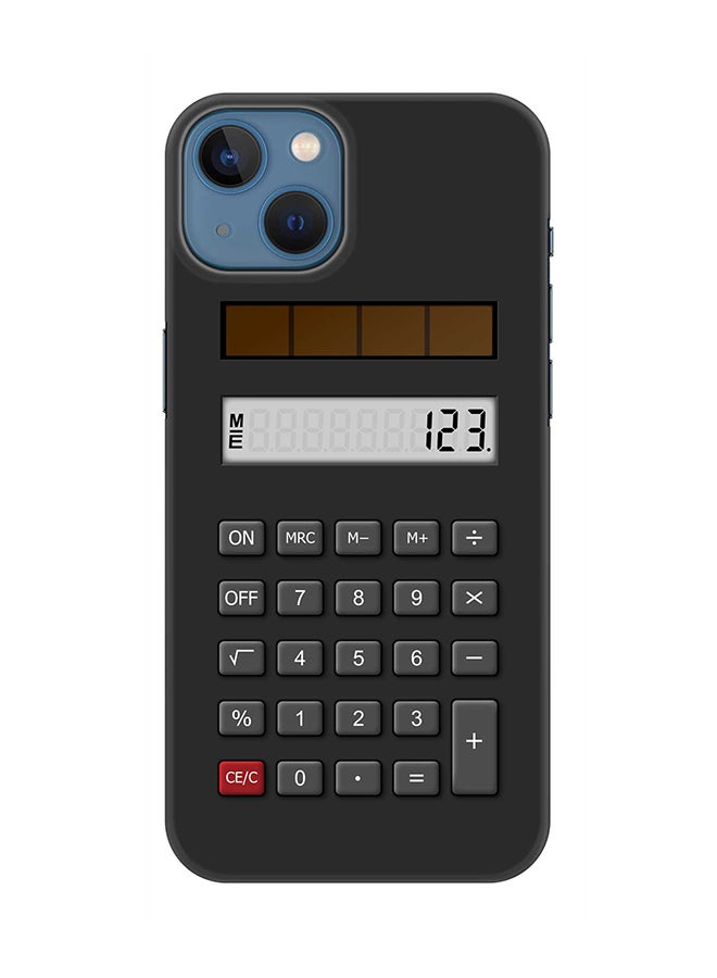 Stylizedd Case for Apple iPhone 14 Plus Case Slim Snap Classic Series Mobile Cover Hard PC Shield Matte Finish Print - Calc (Black)