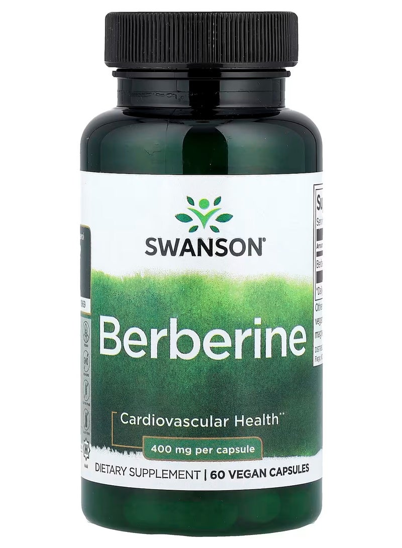 Swanson, Berberine, 400 mg, 60 Vegan Capsules