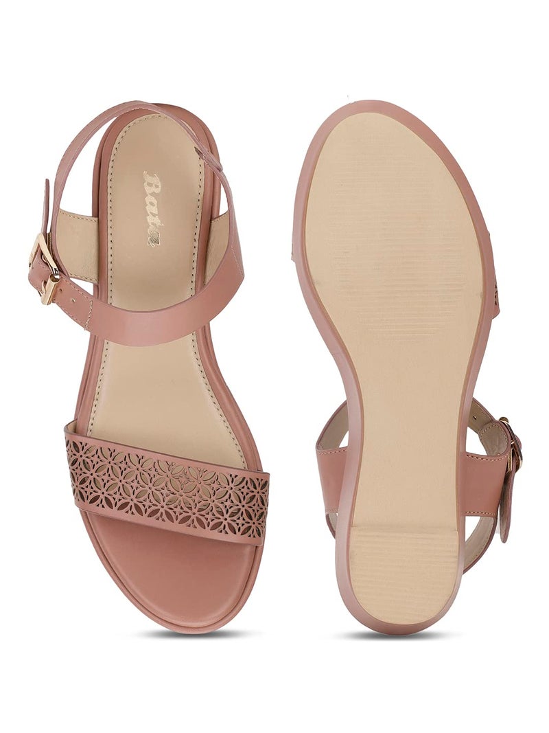Bata Audrey Sandal Women's Rose Gold Heels - 5 UK (6615555) - Image 4