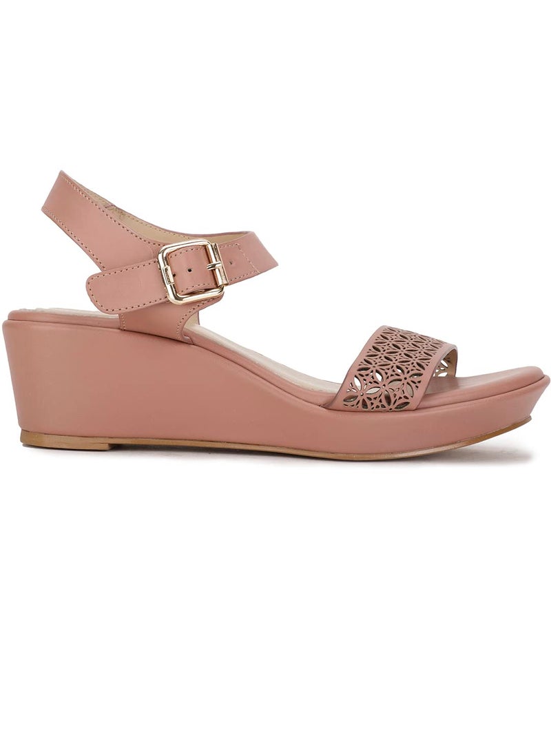 Bata Audrey Sandal Women's Rose Gold Heels - 5 UK (6615555) - Image 2