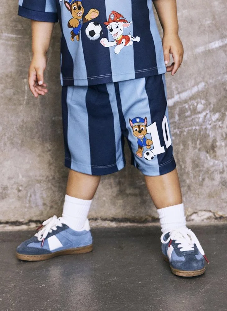 نيم ات Kids Nmmjakari Paw Poly Stripe Shorts