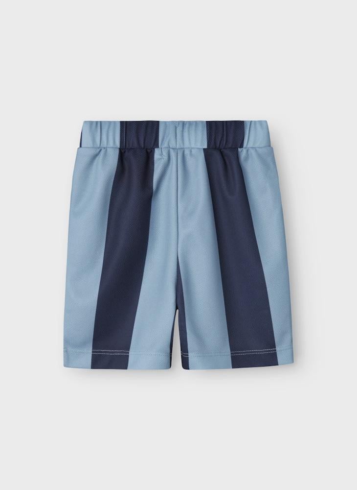 NAME IT Kids Nmmjakari Paw Poly Stripe Shorts  - Image 4