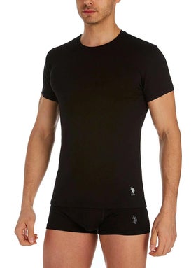 U.S. Polo Assn. Cotton 2-Pack American Collar Short Sleeve T-Shirt 