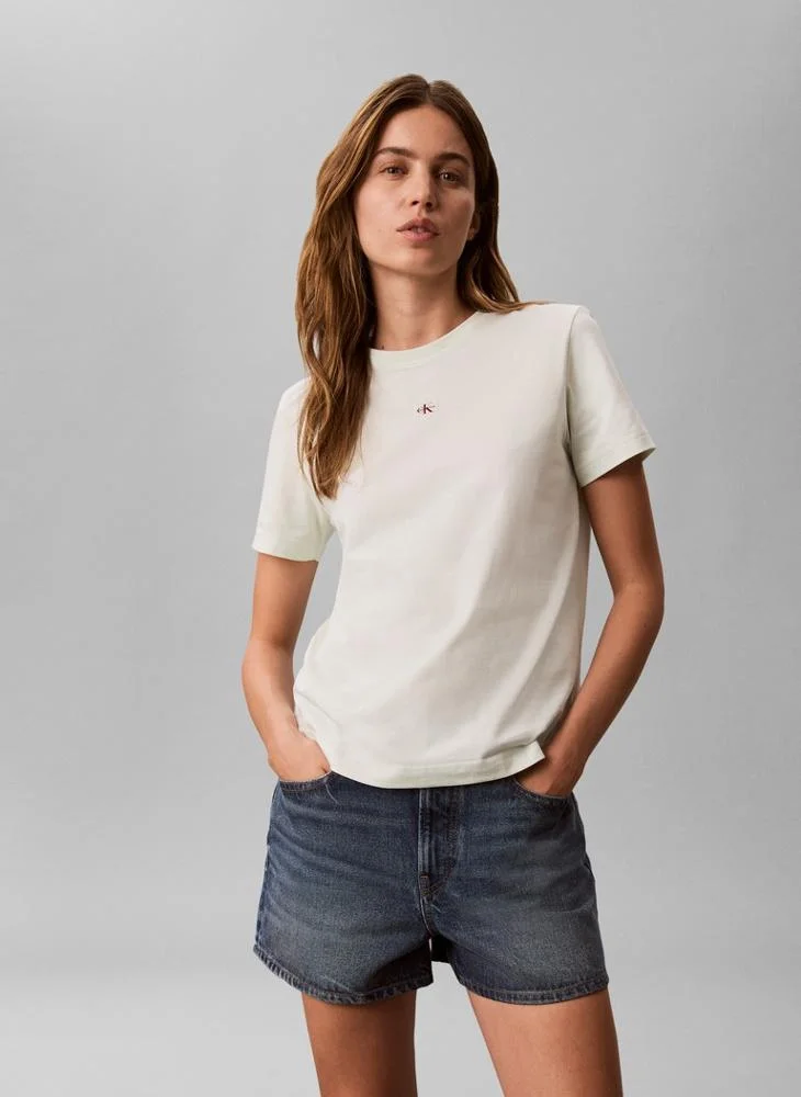 Monologo Label Crew Neck T-Shirt