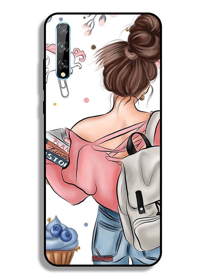 Tolwak Huawei Y8p Protective Case Cover Books In Hands - Image 2