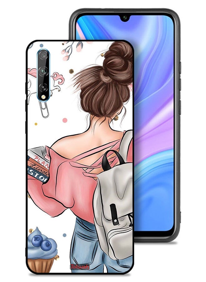 Tolwak Huawei Y8p Protective Case Cover Books In Hands - Image 1
