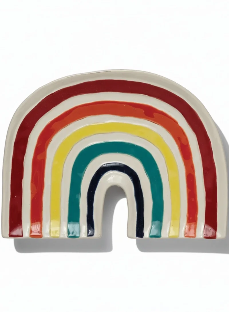 سوق الزعفران طبق  حجري ملوّن