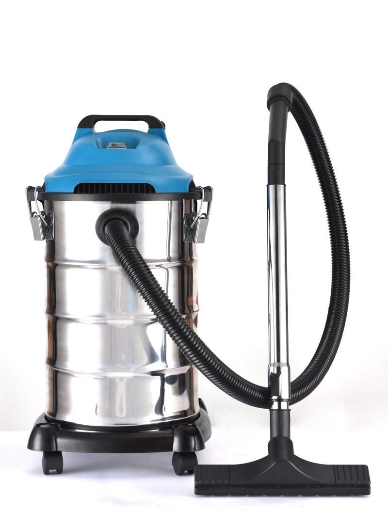 SONASHI 30L Wet & Dry Vacuum Cleaner - Multi Stage Filtration |  Strong Suction with Blow Function | Low Noise with Overheat Protection | Vacuum for Home/Office Use 30 L 1600 W SVC-9030D Silver - Image 2