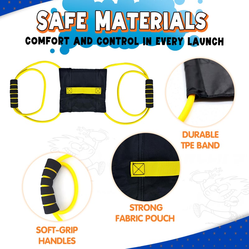 DIMROM Water Balloon Launcher Slingshot - Shoots Up to 500 Yards  3-Person Giant Slingshot with 222 Quick-Fill Water Balloons  T-Shirt Launcher  Potato  Snowballs  Outdoor Toy for Kids  Teens & Adults - Image 5