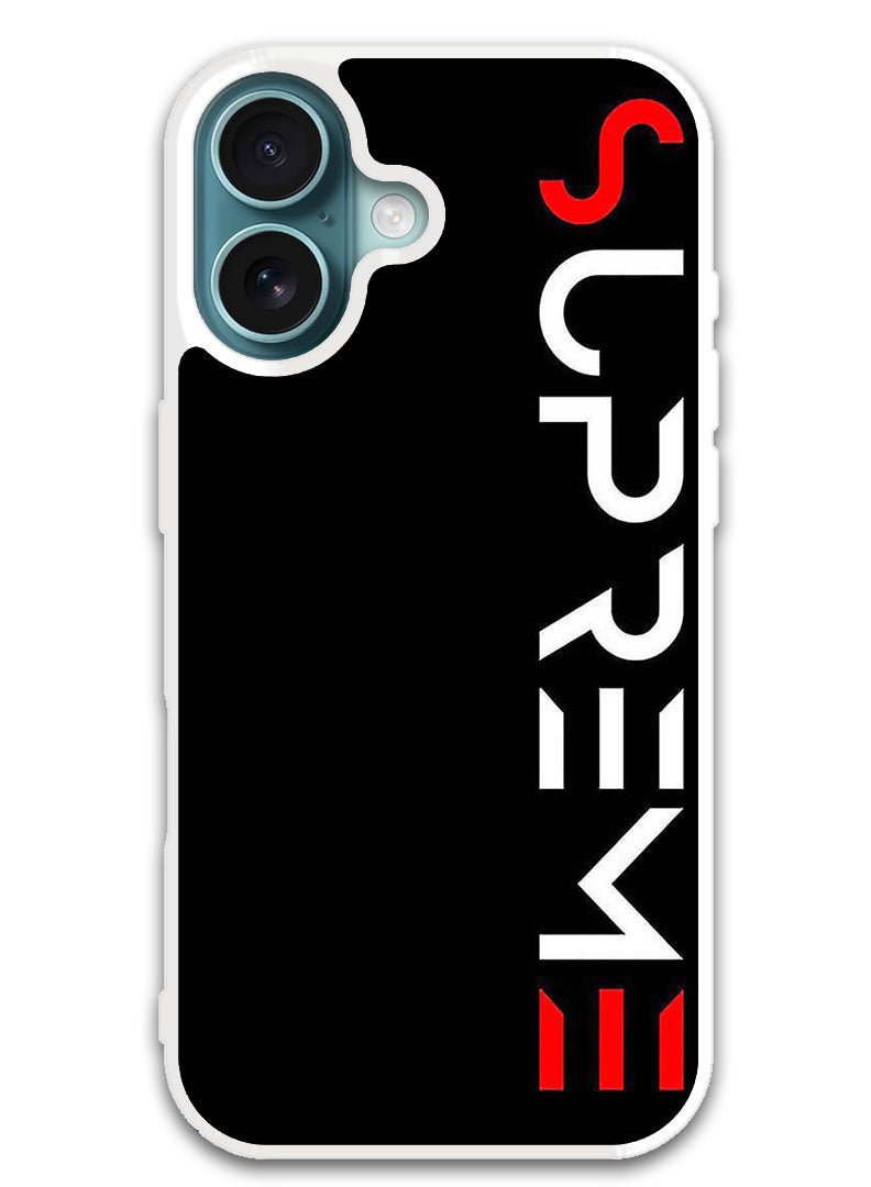 Theodor Protective Case Cover For APPLE IPHONE 16 Plus Super (White Bumper) - Image 1