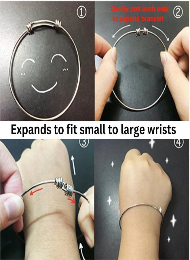 Sportybella Volleyball Charm Bangle Bracelet - Christian Faith Bracelet with Phil. 4:13 Scripture, I Can Do All Things Jewelry, Volleyball Gift for Women and Teens - Image 4