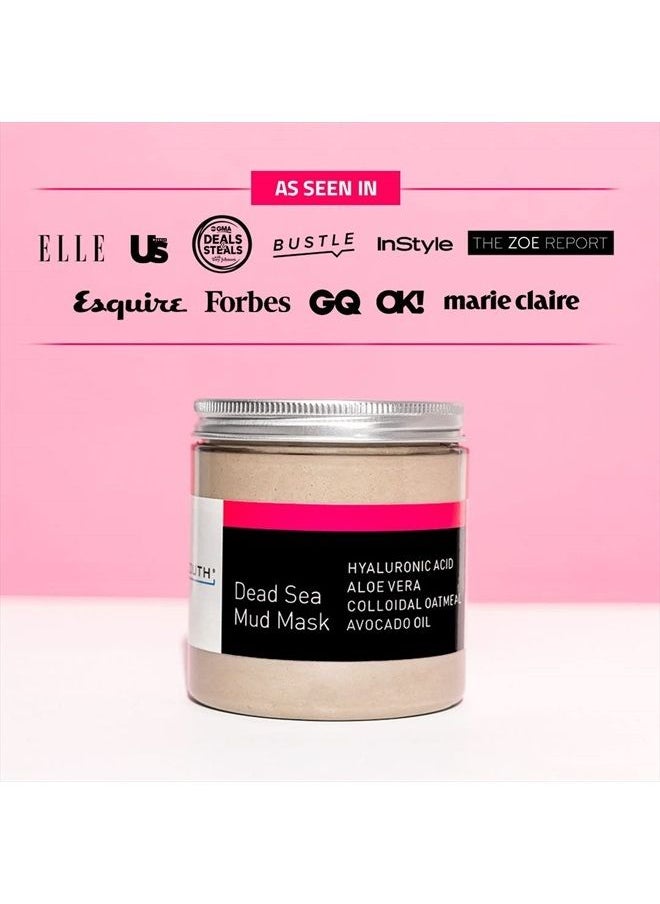 Yeouth - Dead Sea Mud Masks for face with Hyaluronic Acid, Clay Mud for Pore, Wrinkles, Acne & Dark Spots, Anti Aging Masks for Women & Mens Face Mask Skin Care - Image 1