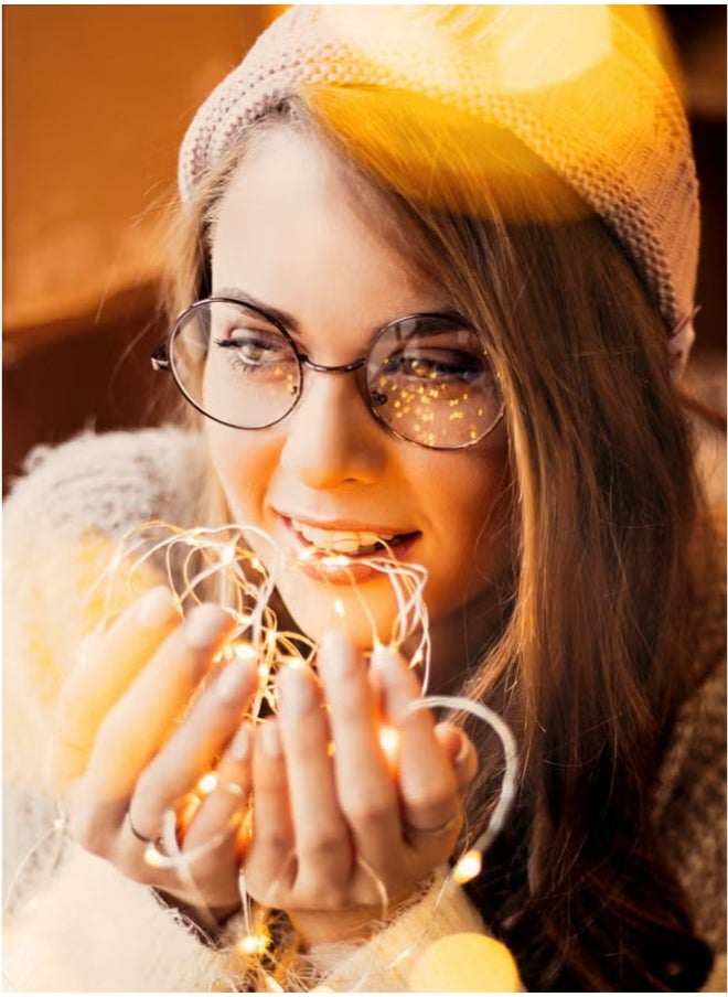 Generic LED Waterproof Battery Operated Fairy Twinkle String Lights Yellow(  - Image 2