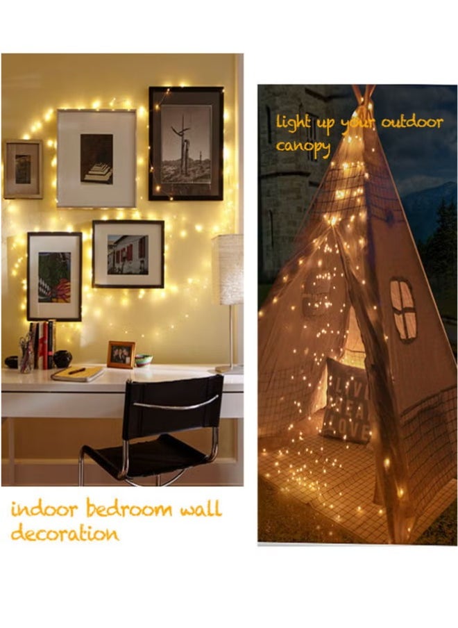 Generic LED Waterproof Battery Operated Fairy Twinkle String Lights Yellow(  - Image 3